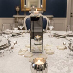 PLAIN CANDLE HOLDER (NEW IN BOX)